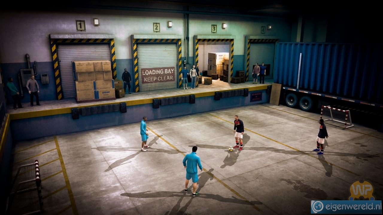 Screenshot van FIFA Street