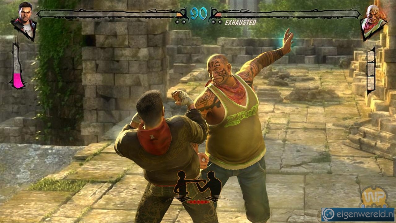 Screenshot van Fighters Uncaged